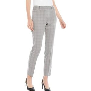 NWT The Limited New Drew Skinny Pants Women’s 14 Glen Plaid Mid Rise Tailored